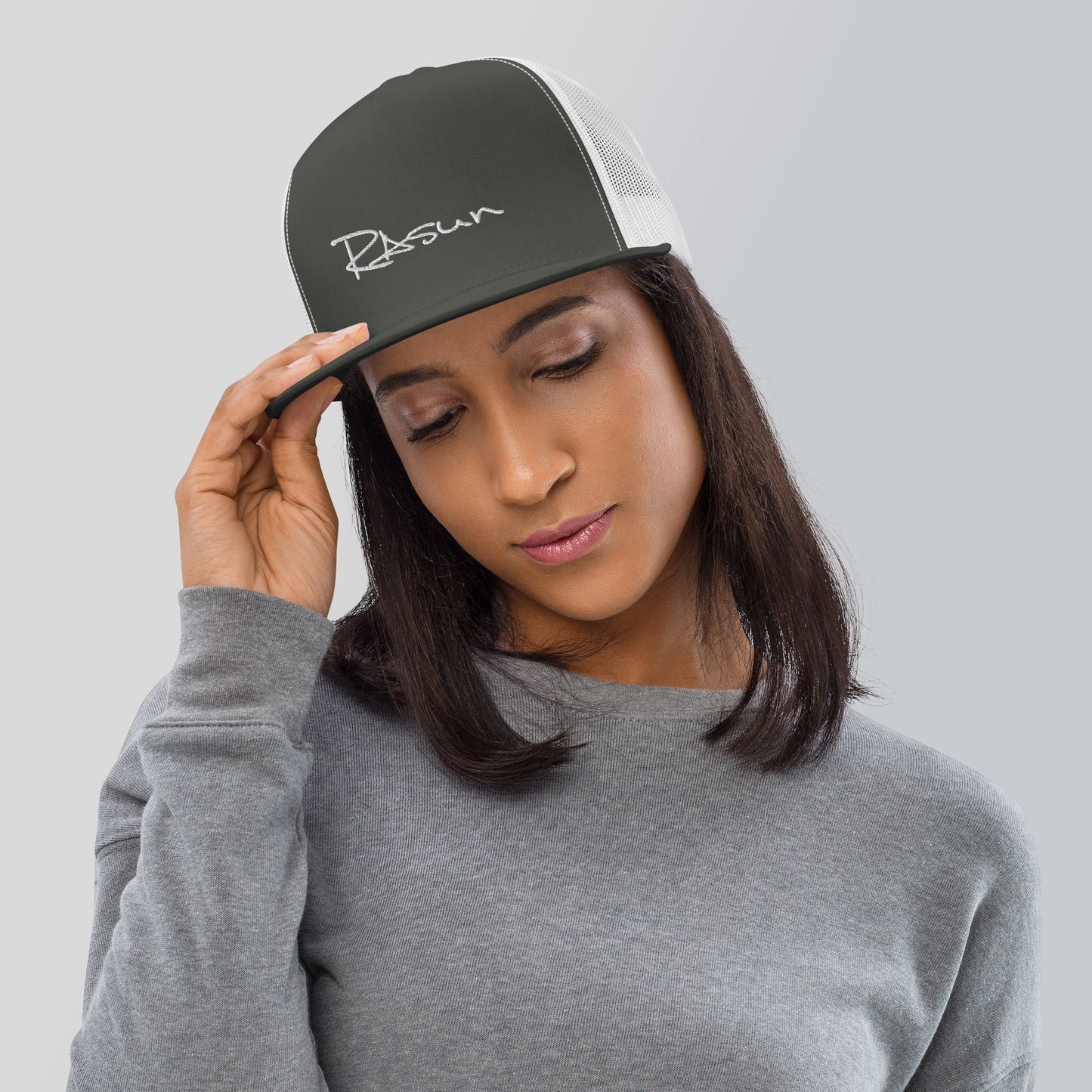 Rasun Embroidery Trucker Hat