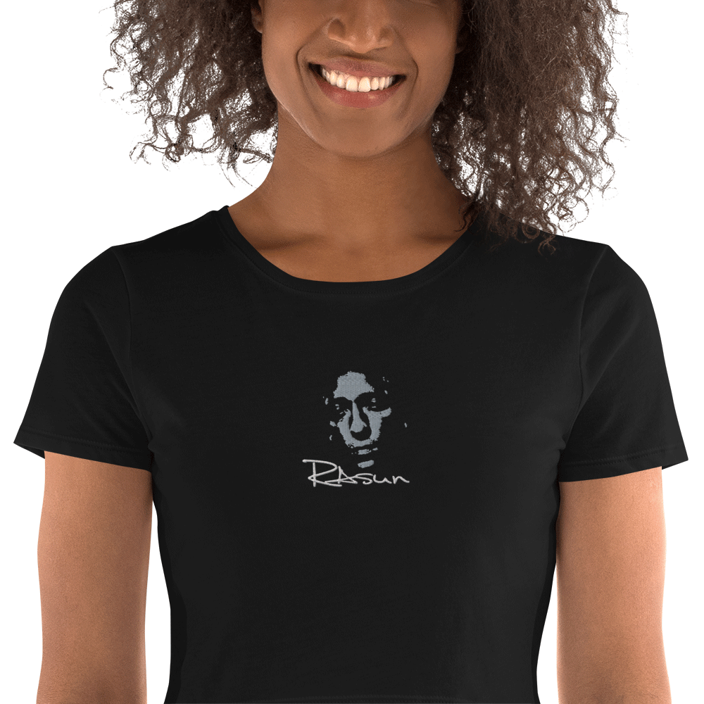 Embroidery "I Need You Now" Rasun Limited Edition Ladies Crop Tee